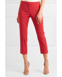 rote Wollhose von Alexander McQueen