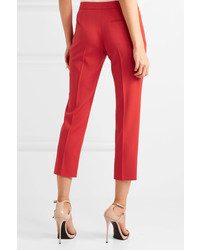 rote Wollhose von Alexander McQueen