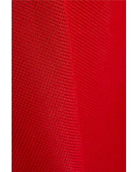 roter ausgestellter Rock von DKNY
