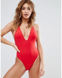 roter Badeanzug von Bikini Lab