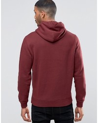 roter bedruckter Pullover mit einem Kapuze von Jack Wills