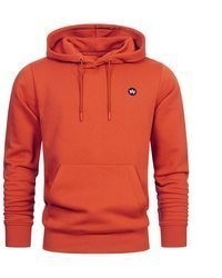 roter bedruckter Pullover mit einem Kapuze von Kronstadt