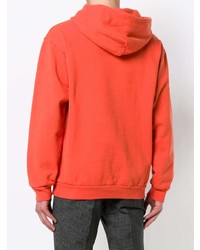 roter bedruckter Pullover mit einem Kapuze von Noon Goons