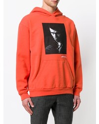 roter bedruckter Pullover mit einem Kapuze von Noon Goons