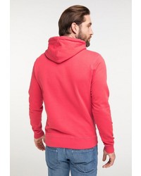 roter bedruckter Pullover mit einem Kapuze von Petrol Industries