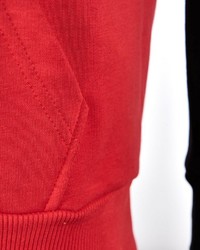 roter bedruckter Pullover mit einem Kapuze von TOP GUN