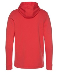 roter bedruckter Pullover mit einem Kapuze von Under Armour