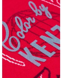 roter bedruckter Pullover mit einem Rundhalsausschnitt von Kenzo