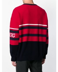 roter bedruckter Pullover mit einem Rundhalsausschnitt von Iceberg