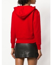 roter bedruckter Pullover mit einer Kapuze von Zadig & Voltaire