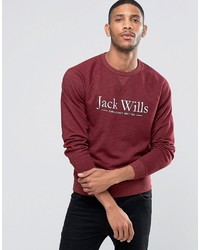 roter bedruckter Pullover von Jack Wills