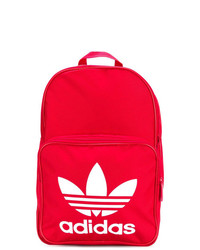 roter bedruckter Rucksack von adidas