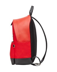 roter bedruckter Rucksack von Fendi