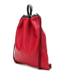 roter bedruckter Rucksack von Gucci