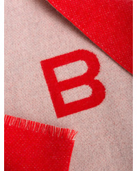 roter bedruckter Schal von Balenciaga