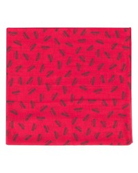 roter bedruckter Schal von Moschino