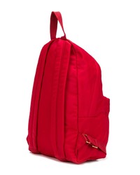 roter bedruckter Segeltuch Rucksack von Anya Hindmarch