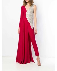 roter bestickter Jumpsuit von Loulou