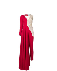 roter bestickter Jumpsuit von Loulou