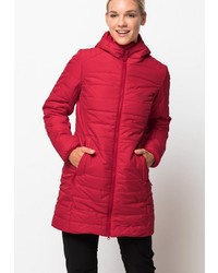 roter Daunenmantel von Jack Wolfskin