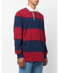 roter horizontal gestreifter Polo Pullover von Polo Ralph Lauren