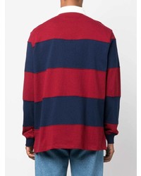 roter horizontal gestreifter Polo Pullover von Polo Ralph Lauren