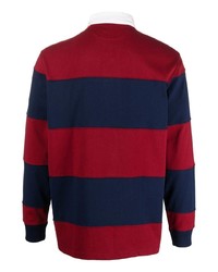 roter horizontal gestreifter Polo Pullover von Polo Ralph Lauren