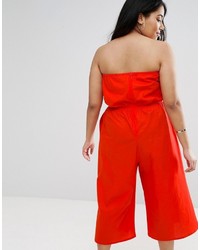 roter Jumpsuit von Asos