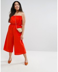 roter Jumpsuit von Asos