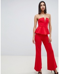 roter Jumpsuit von Girl In Mind