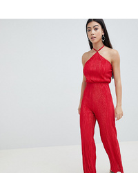 roter Jumpsuit von John Zack Petite