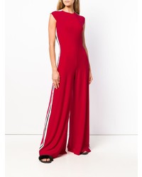 roter Jumpsuit von Norma Kamali