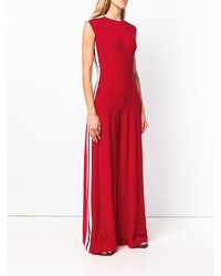 roter Jumpsuit von Norma Kamali