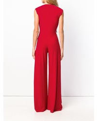 roter Jumpsuit von Norma Kamali