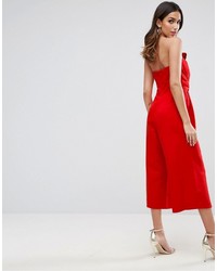 roter Jumpsuit von Asos