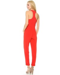 roter Jumpsuit von Nanette Lepore