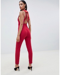 roter Jumpsuit von Vesper