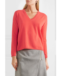 roter Kaschmirpullover von Allude