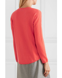 roter Kaschmirpullover von Allude