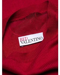 roter Kurzarmpullover von RED Valentino