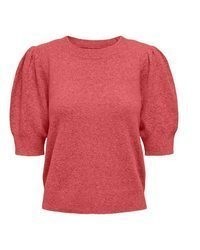 roter Kurzarmpullover von Only