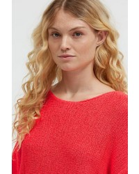 roter Kurzarmpullover von SOCCX
