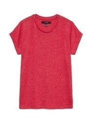 roter Kurzarmpullover von Vero Moda