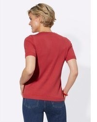 roter Kurzarmpullover von Witt