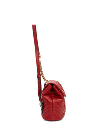 roter Leder Rucksack von Gucci