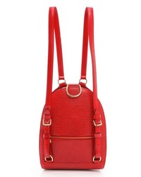 roter Leder Rucksack von WGACA