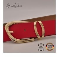 roter Ledergürtel von AnnaMatoni