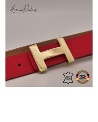roter Ledergürtel von AnnaMatoni