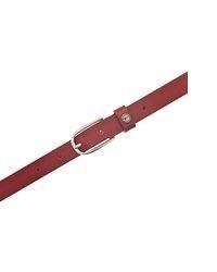 roter Ledergürtel von Tamaris