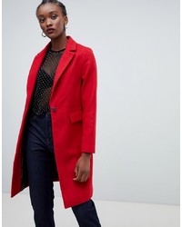 roter Mantel von New Look